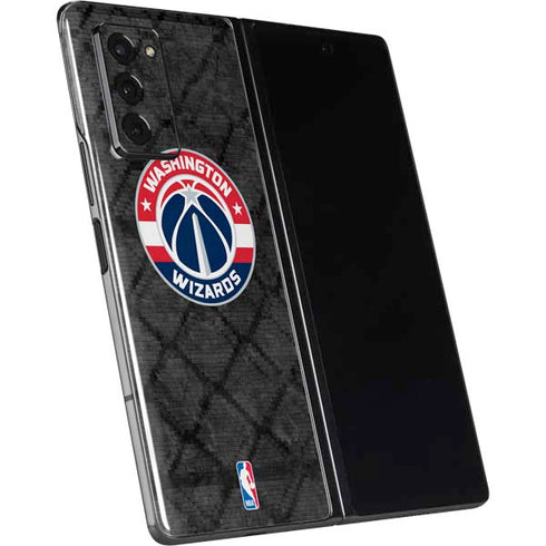 NBA Washington Wizards Black Rust Galaxy Z Fold2 5G Skin