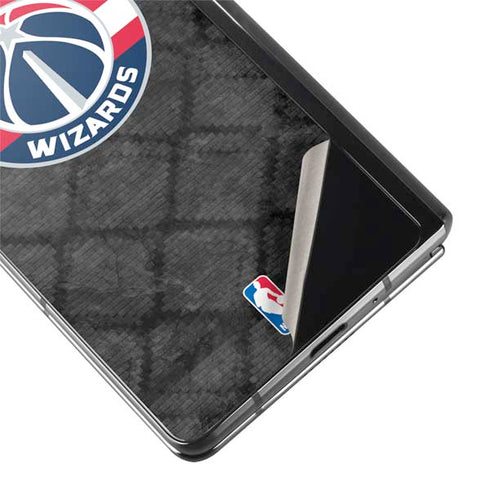 NBA Washington Wizards Black Rust Galaxy Z Fold2 5G Skin