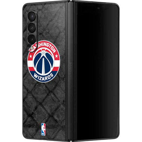 NBA Washington Wizards Black Rust Galaxy Z Fold3 5G Skin