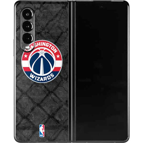 NBA Washington Wizards Black Rust Galaxy Z Fold3 5G Skin