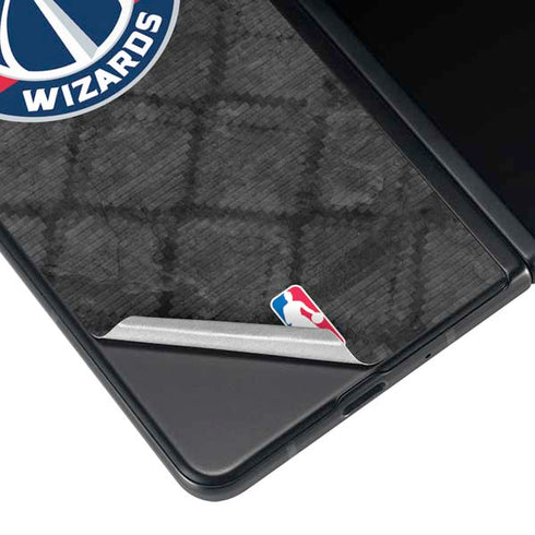 NBA Washington Wizards Black Rust Galaxy Z Fold3 5G Skin