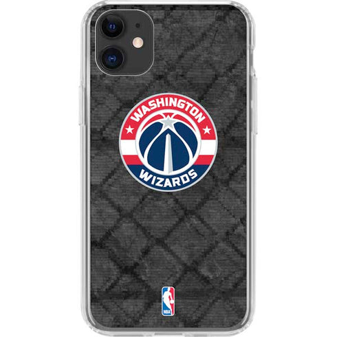 NBA Washington Wizards Black Rust iPhone 11 Clear Case