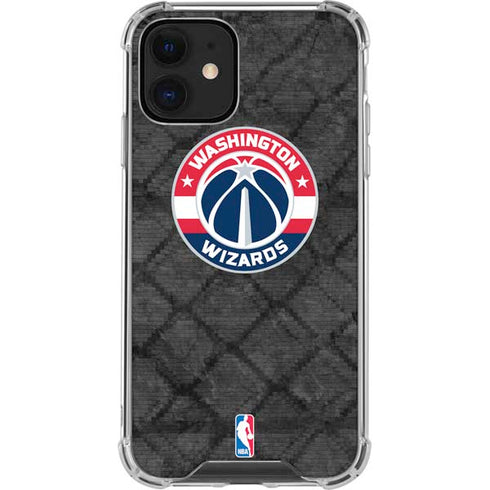 NBA Washington Wizards Black Rust iPhone 12 Mini Clear Case