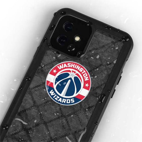 NBA Washington Wizards Black Rust iPhone 12 Mini Waterproof Case