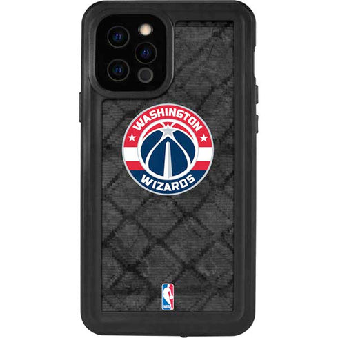 NBA Washington Wizards Black Rust iPhone 12 Pro Waterproof Case