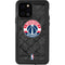 NBA Washington Wizards Black Rust iPhone 12 Pro Waterproof Case