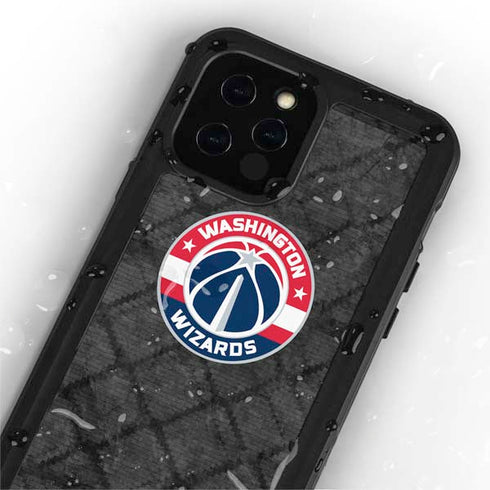 NBA Washington Wizards Black Rust iPhone 12 Pro Waterproof Case