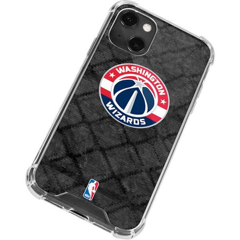 NBA Washington Wizards Black Rust iPhone 13 Mini Clear Case