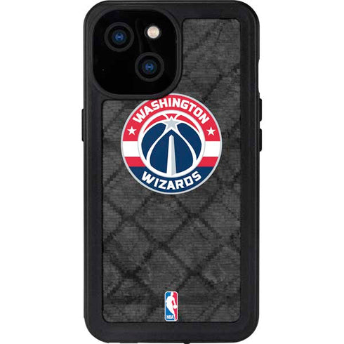 NBA Washington Wizards Black Rust iPhone 13 Mini Waterproof Case