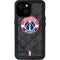 NBA Washington Wizards Black Rust iPhone 13 Mini Waterproof Case