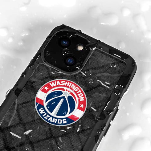 NBA Washington Wizards Black Rust iPhone 13 Mini Waterproof Case