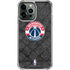 NBA Washington Wizards Black Rust iPhone 13 Pro Max Clear Case