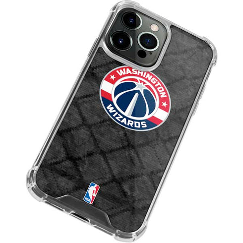 NBA Washington Wizards Black Rust iPhone 13 Pro Max Clear Case