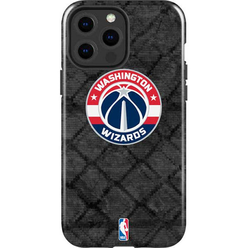 NBA Washington Wizards Black Rust iPhone 13 Pro Max Impact Case