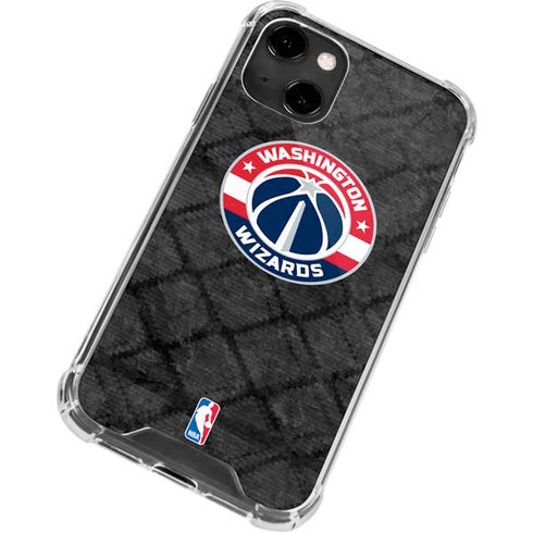 NBA Washington Wizards Black Rust iPhone 14 Clear Case