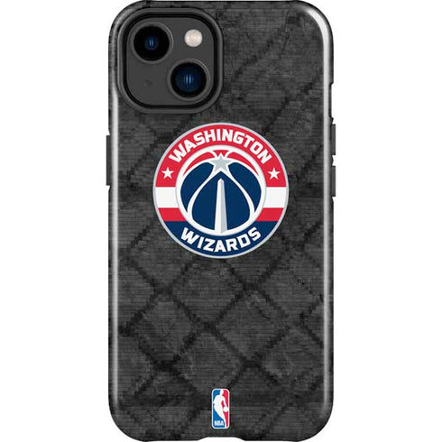 NBA Washington Wizards Black Rust iPhone 14 Plus Impact Case