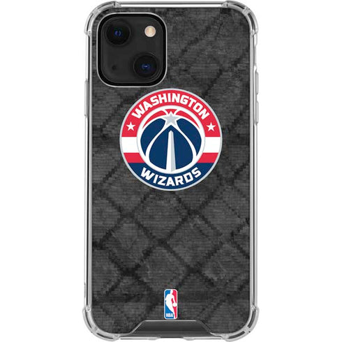 NBA Washington Wizards Black Rust iPhone 14 Plus Clear Case