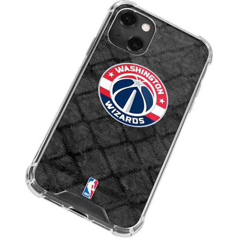 NBA Washington Wizards Black Rust iPhone 14 Plus Clear Case