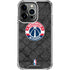 NBA Washington Wizards Black Rust iPhone 14 Pro Clear Case