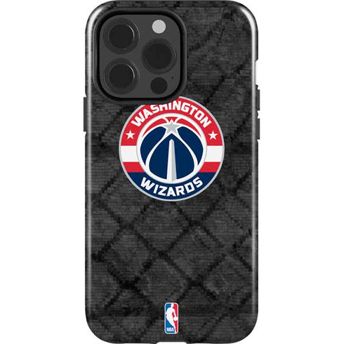 NBA Washington Wizards Black Rust iPhone 14 Pro Impact Case