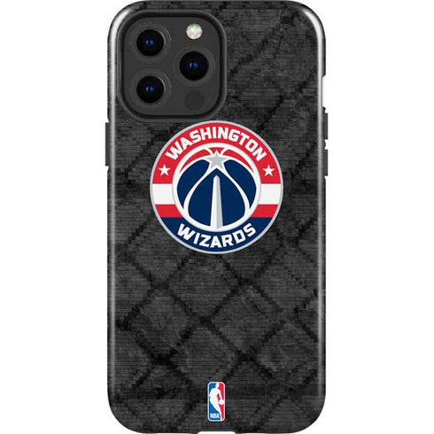 NBA Washington Wizards Black Rust iPhone 14 Pro Max Impact Case