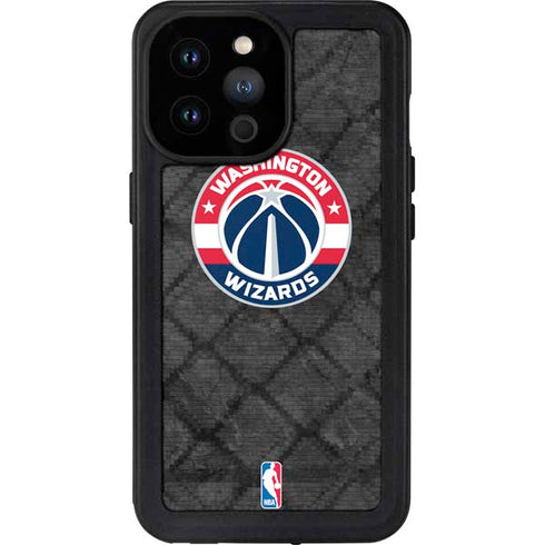 NBA Washington Wizards Black Rust iPhone 14 Pro Max Waterproof Case