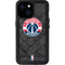 NBA Washington Wizards Black Rust iPhone 15 Waterproof Case