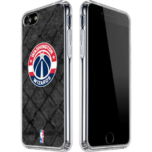 NBA Washington Wizards Black Rust iPhone SE (2nd & 3rd Gen) Clear Case