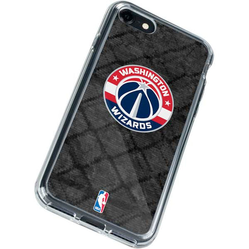 NBA Washington Wizards Black Rust iPhone SE (2nd & 3rd Gen) Clear Case