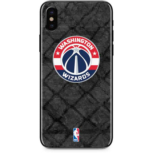 NBA Washington Wizards Black Rust iPhone X Skin