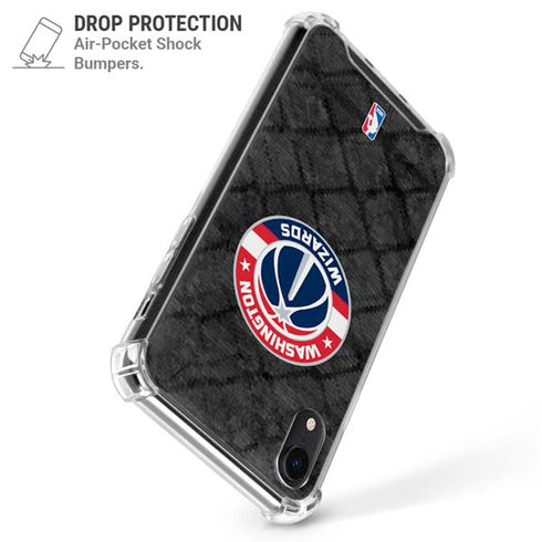 NBA Washington Wizards Black Rust iPhone XR Clear Case