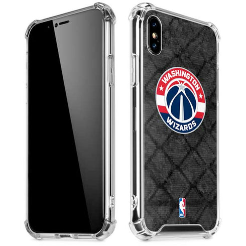 NBA Washington Wizards Black Rust iPhone XS Max Clear Case