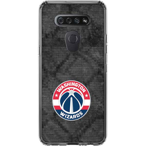 NBA Washington Wizards Black Rust LG K51/Q51 Clear Case