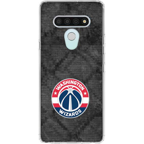 NBA Washington Wizards Black Rust LG Stylo 6 Clear Case