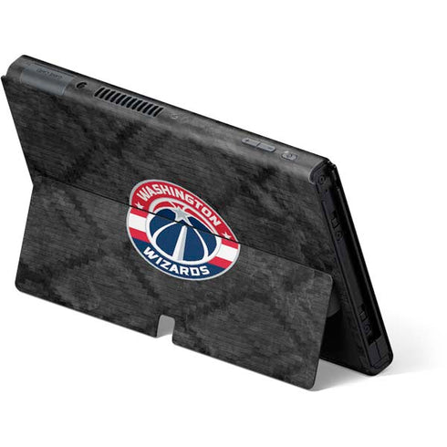 NBA Washington Wizards Black Rust Nintendo Switch OLED (2021) Skin