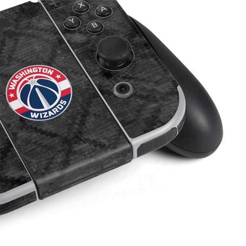 NBA Washington Wizards Black Rust Nintendo Switch OLED (2021) Skin