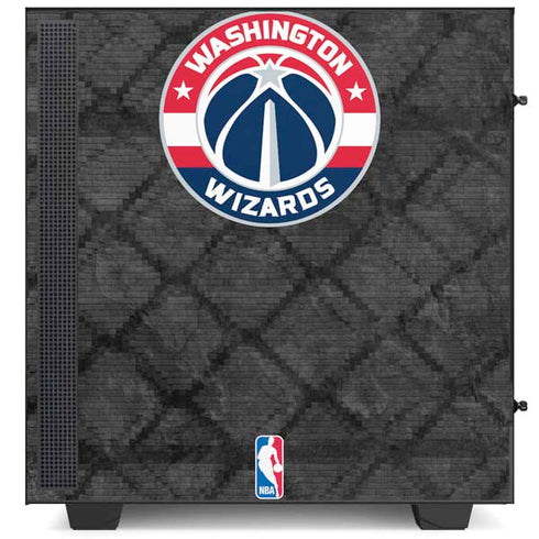 NBA Washington Wizards Black Rust NZXT H510 Compact ATX Mid-Tower Case Skin