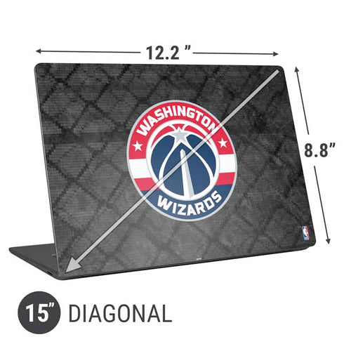 NBA Washington Wizards Black Rust Universal Laptop 15in (12.2 x 8.8in) Skin