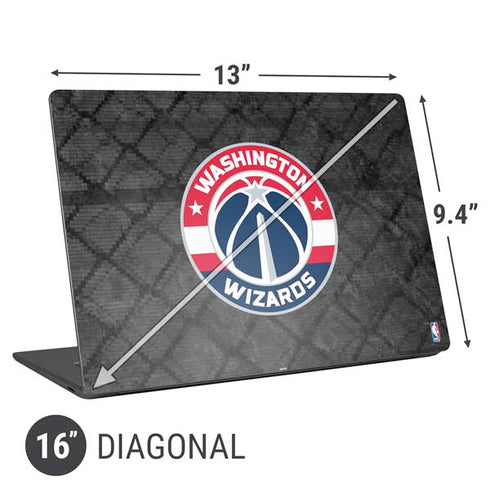 NBA Washington Wizards Black Rust Universal Laptop 16in (13 x 9.4in) Skin