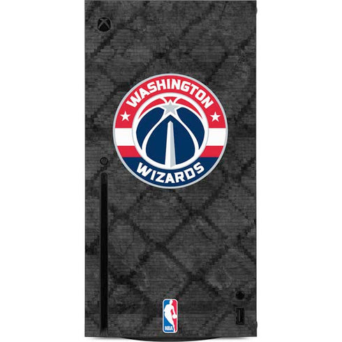 NBA Washington Wizards Black Rust Xbox Series X Console Skin