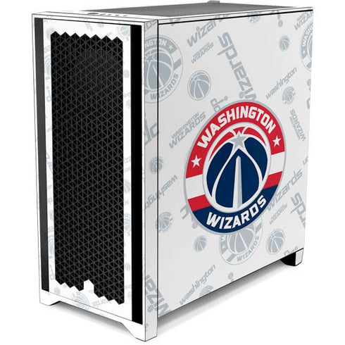 NBA Washington Wizards Blast Corsair 4000D Tempered Glass Mid-Tower ATX Case Skin