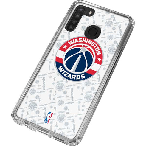 NBA Washington Wizards Blast Galaxy A21 Clear Case