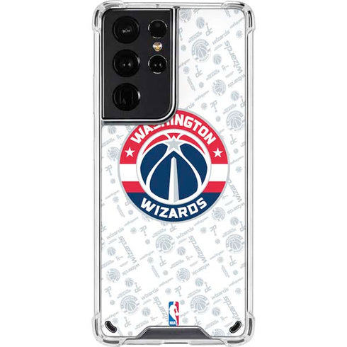 NBA Washington Wizards Blast Galaxy S21 Ultra 5G Clear Case