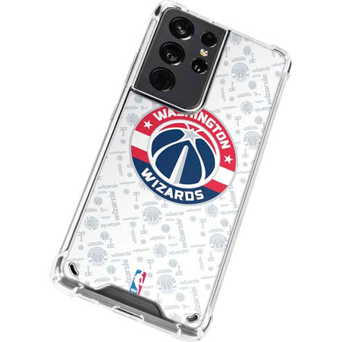 NBA Washington Wizards Blast Galaxy S21 Ultra 5G Clear Case