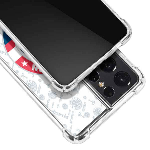 NBA Washington Wizards Blast Galaxy S21 Ultra 5G Clear Case