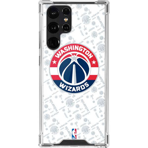 NBA Washington Wizards Blast Galaxy S22 Ultra Clear Case