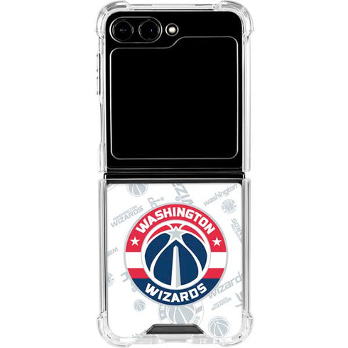 NBA Washington Wizards Blast Galaxy Z Flip5 5G Clear Case