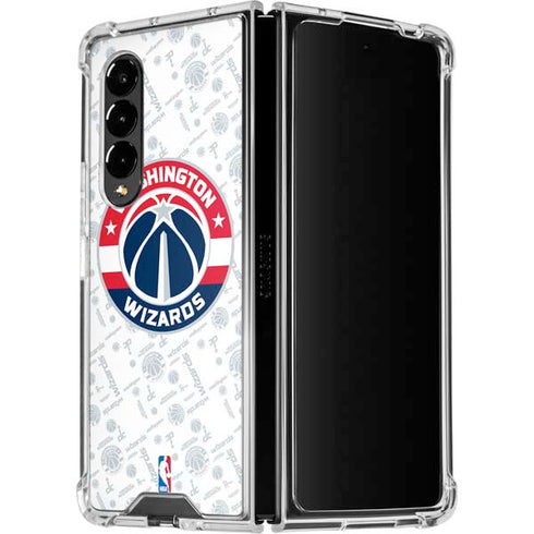 NBA Washington Wizards Blast Galaxy Z Fold4 5G Clear Case