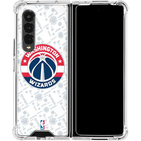 NBA Washington Wizards Blast Galaxy Z Fold4 5G Clear Case