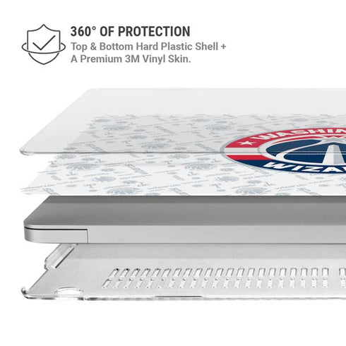 NBA Washington Wizards Blast MacBook Air 15in (2023-2025) Case plus Skin